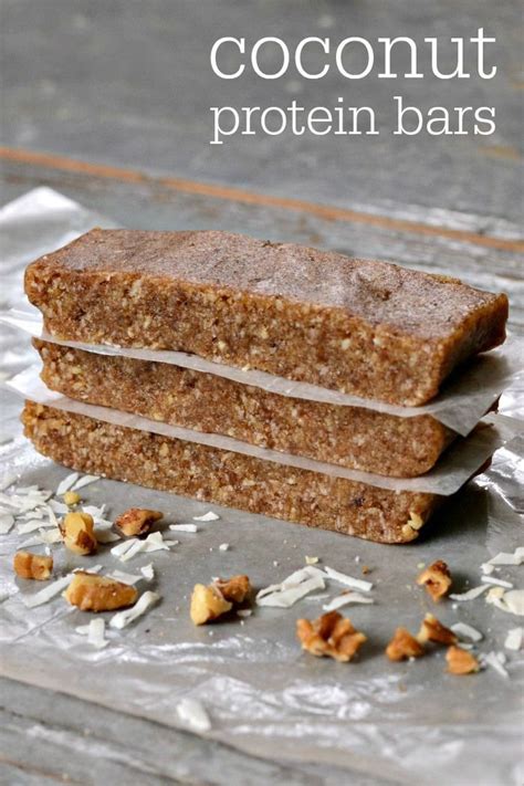 This Coconut Protein Bar Recipe Is So Delicious And Its Very Easy To