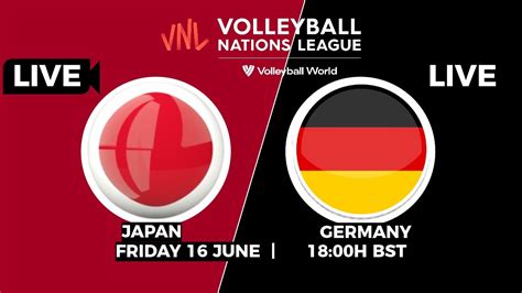 Join The Excitement Live Volleyball Vnl Japan Vs Germany Watch