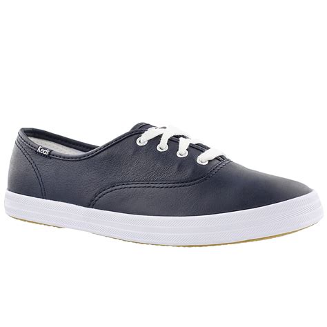 Keds Women's CHAMPION OXFORD navy leather sneakers