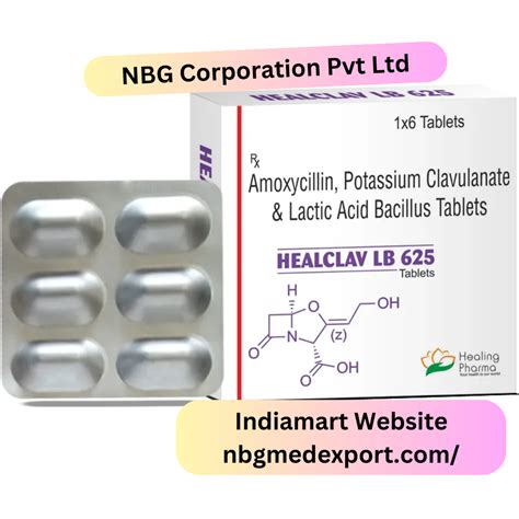 Amoxycillin And Potassium Clavulanate And Lactic Acid Bacillus Tablets