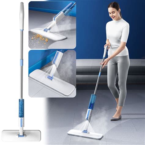 Azrian Spray Mop for Household Cleaning, with Refillable Bottle, 3 ...