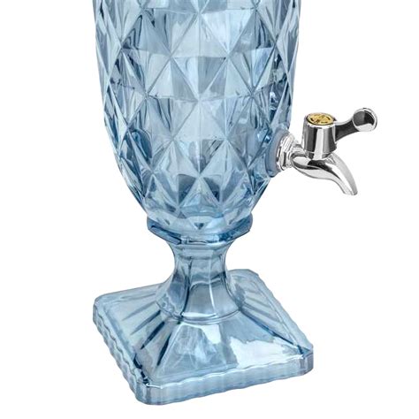 Dispenser de Cristal Ecológico Azul Diamond 2l Lyor