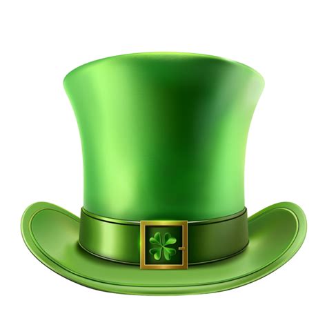 Generated Ai Stereo Cartoon Clover St Patricks Day Hat 49400748 Png