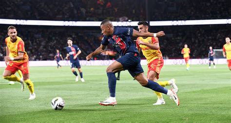 Psg Rc Lens En Direct Port Par Mbapp Paris Fait Tomber Lens