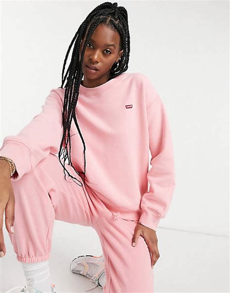 Levis Co Ord Sweatshirt And Jogger Set In Pink Asos