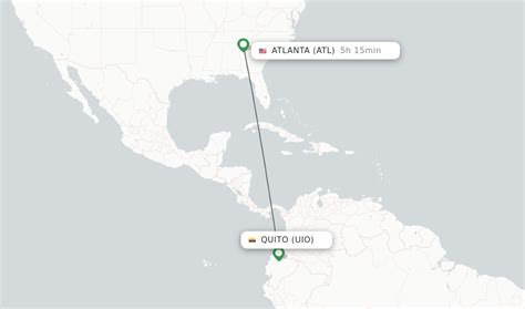 Direct Non Stop Flights From Quito To Atlanta Schedules