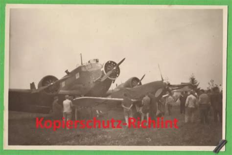 ORG FOTO WEHRMACHT Ostfront Flugzeuge Junkers Ju 52 Messerschmitt Me