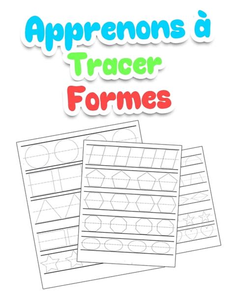 Apprenons Tracer Formes Trac Des Lignes Et Des Formes Ou Petite