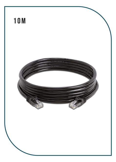 ProLink PL PC S6A 10BK CAT6A S FTP Patch Cord Peta Networks