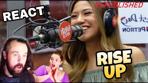 VOCAL COACHES REACT MORISSETTE AMON RISE UP LIVE YouTube