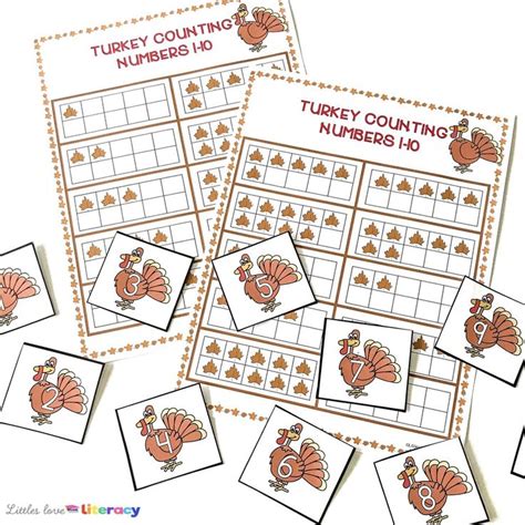 Turkey Activities Inspired By 10 Fat Turkeys Preschool And Kinder