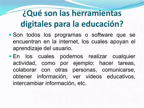 Herramientas Digitales Para La Educaci N En L Nea Ppt