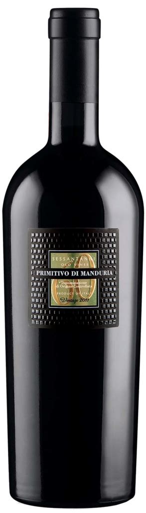 Primitivo Di Manduria Sessantanni Dop San Marzano L Od