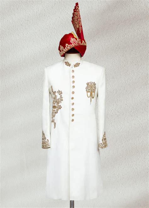 Buy Seashell Embroidered Sherwani Shameel Khan