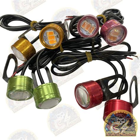 Cs Motorcycle Eagle Eye Led Light With Bracket Steady Shopee Philippines