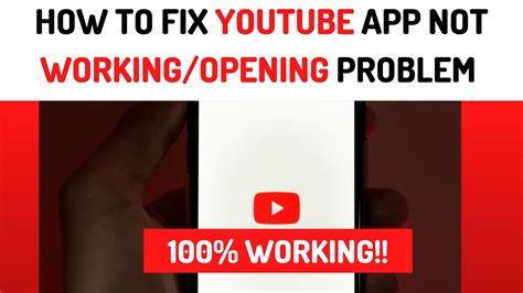 How To Fix Youtube App Not Opening Working Problem Youtube Not