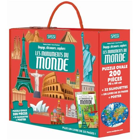 Coffret Puzzle Les Monuments Du Monde Sassi