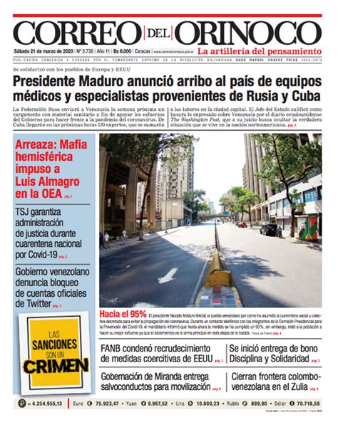 S Bado Estas Son Las Portadas De Los Diarios Nacionales Y Regionales