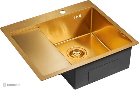 Мойка для кухни Paulmark FLANK Золото PM225951-BGR (артикул: PM225951 ...
