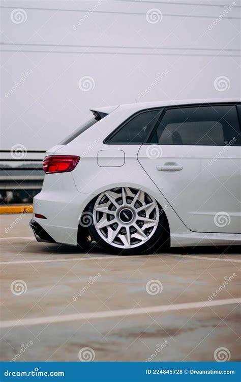 Bagged Audi A3 Editorial Stock Photo Image Of Sedan 224845728