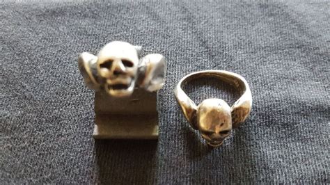 Totenkopf Ringe In Silber Kaufen Auf Ricardo