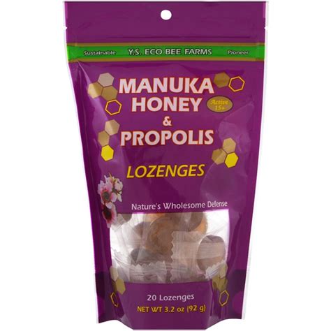 Ys Eco Bee Farms Manuka Honey And Propolis Lozenges 1source