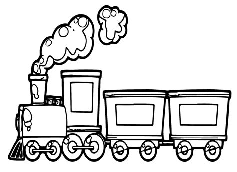 Coloriage Train à imprimer sur ColoriageEnfant