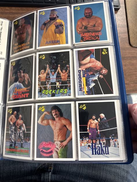 Classic Wwf Wrestling Card Collector S Album With Cards Ebay