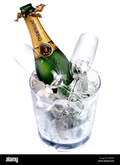 Champagne In Ice Bucket Cut Hi Res Stock Photography And Images Alamy