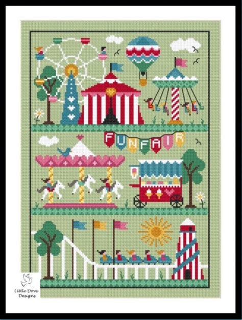 All The Fun Of The Fair Cross Stitch Kit Only £3360