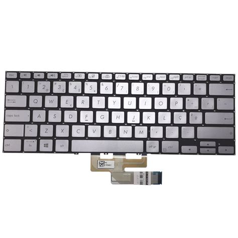 Teclado ASUS UX462 Retro Iluminado PRATEADO Mediatronik