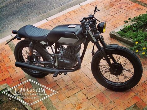 CLAV CUSTOM Retro Garage Resultado Final Proyecto Suzuki AX100 Cafe