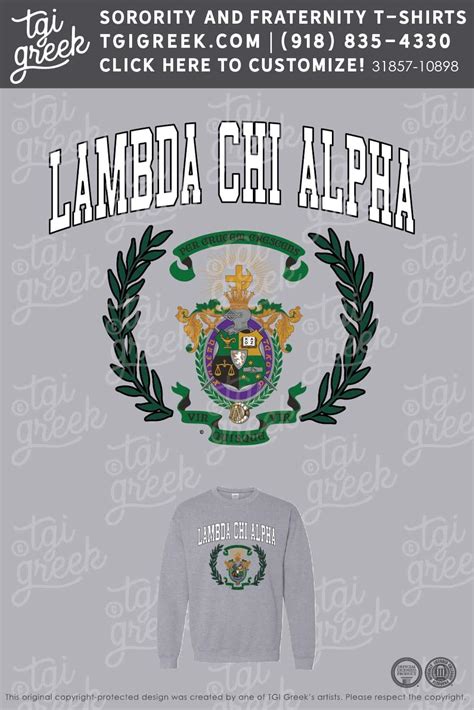 TGI - Lambda Chi Alpha Crest - TGI Greek