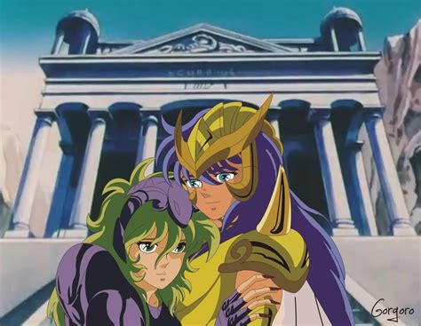 Scorpio Milo And Shaina Saint Seiya Fan Art