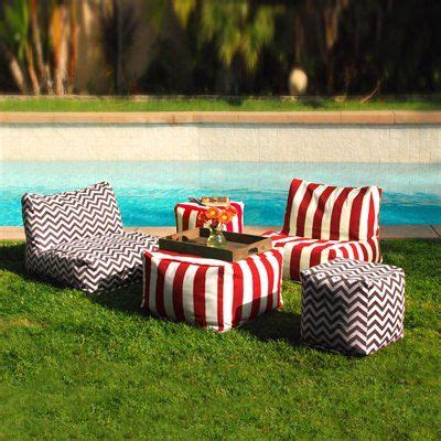 Majestic Home Goods Outdoor Lounge Set | Outdoor lounge set, Bean bag ...