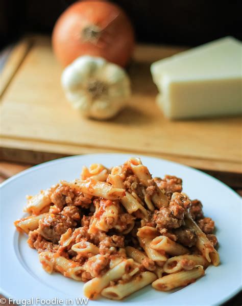 Delicious Rigatoni With Calabrese Style Pork Ragu Foodie In Wv