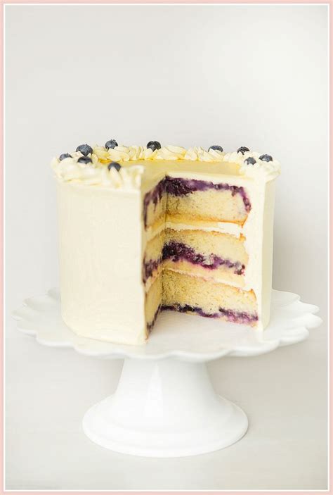 Luscious Lemon Blueberry Cake