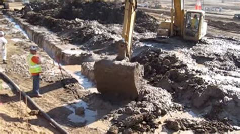 Soil Bentonite Backfill Placement Video Slurry Walls