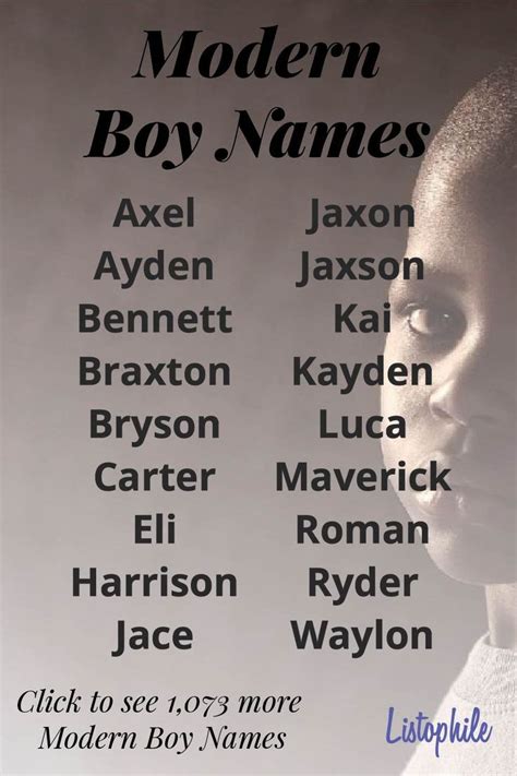 Modern Boy Names Modern Boy Names Fit In With The Trends Of The