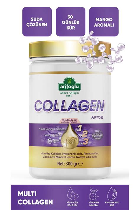 Arifoğlu Collagen Peptides kolajen 300 Gr Takviye Edici Gıda Fiyatı