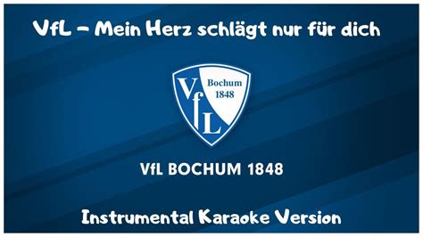 Vfl Mein Herz Schl Gt Nur F R Dich Instrumental Karaoke Version