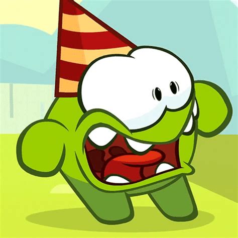 Screaming Om Nom GIF - Screaming Om nom Cut the rope - Discover & Share GIFs