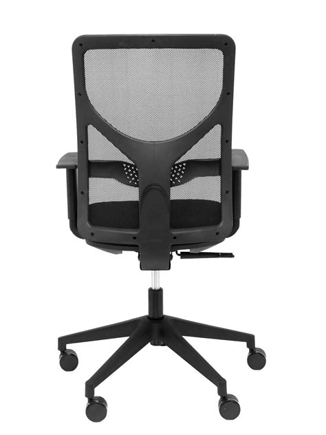 Silla Motilla Malla Negra Asiento Bali Negro Brazo Regulable 289 00