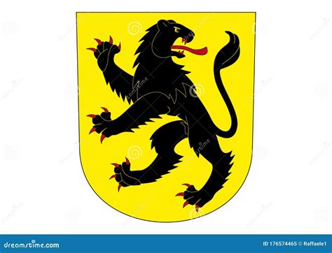 Heraldic Coats Of Arms With Various Graphics Stock Illustration
