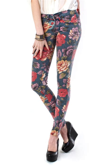 Rose Jean In Floral Rose Jeans Fashion Style