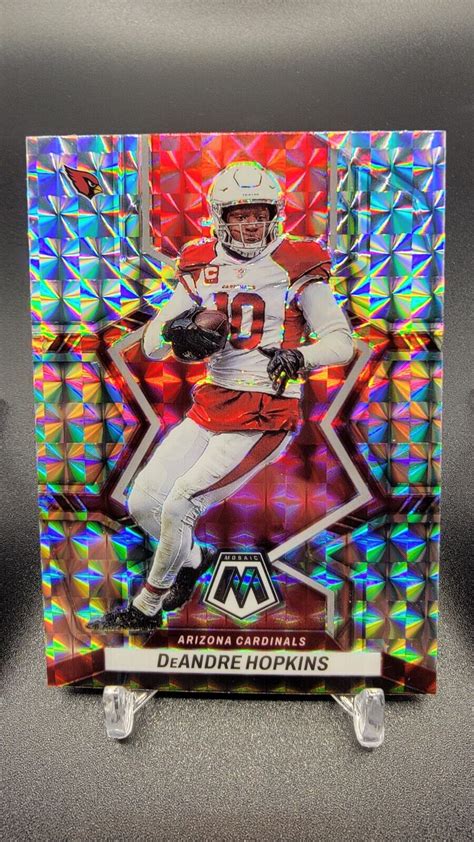 Panini Mosaic Football Silver Mosaic Prizm Deandre Hopkins Nm Ebay