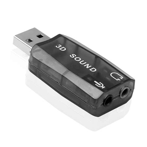 Mini USB Externo A Micr Fono 3 5 Mm Conector Para Auriculares