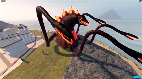 Volcanic Biollante Showcase Roblox Kaiju Universe YouTube