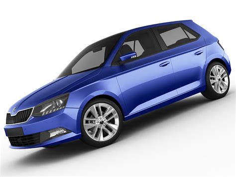 Skoda Fabia D Model Max Obj Ds Fbx C D Lwo Lw Lws Cgtrader