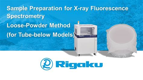 Sample Preparation For XRF Loose Powder Method For Tube Below Models